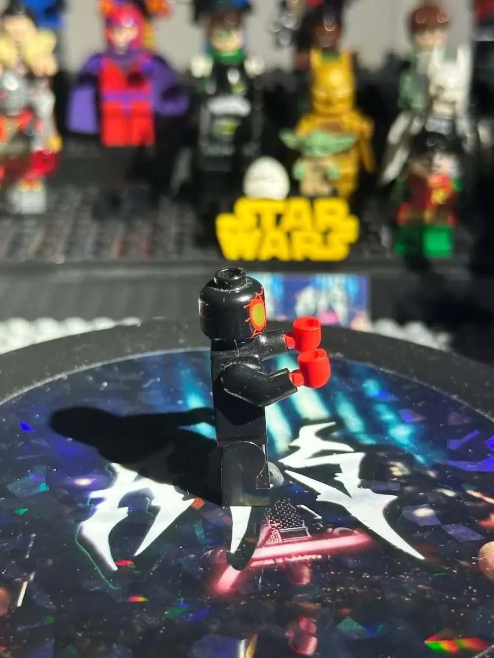 LEGO Miles Morales Spin Minifigure with Gold Spider Logo sh0950
